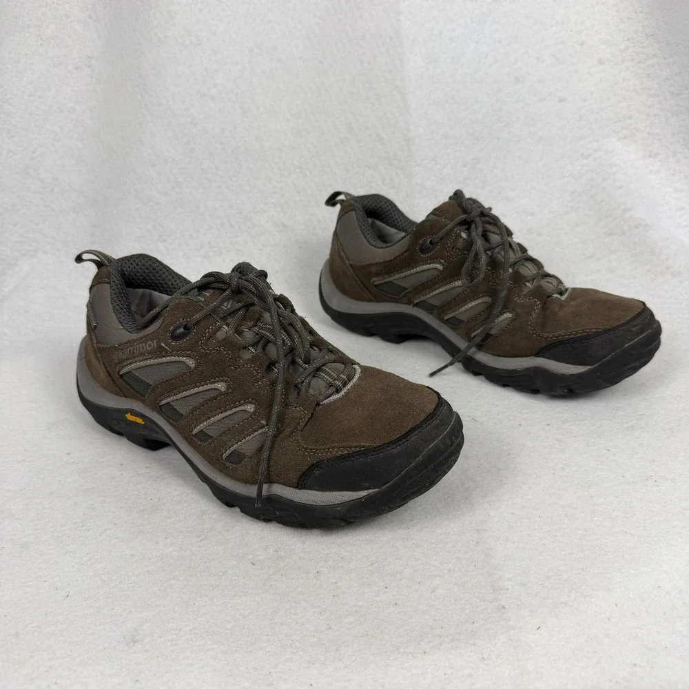 Karrimor Ksb Aspen Low Hiking Shoes Mens 8 UK 7 Weathertite‎ Vibram BrownOutdoor